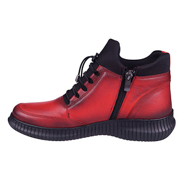 Botki damskie czerwone marki T.Sokolski - model BK Z22-287 RED