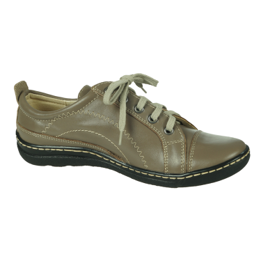 SKÓRZANE PÓŁBUTY DAMSKIE WYSOCKI CAPPUCINO 036