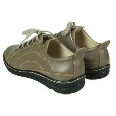 SKÓRZANE PÓŁBUTY DAMSKIE WYSOCKI CAPPUCINO 036