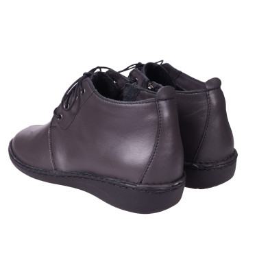 BOTKI DAMSKIE SKÓRZANE WIELBUT K-230 POPIEL