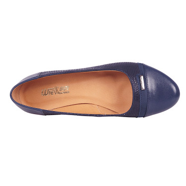 CZÓŁENKA DAMSKIE  SKÓRA GRANAT WIELBUT 183