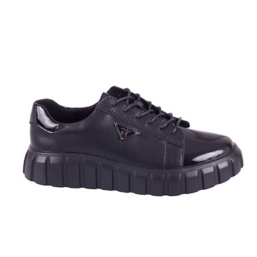 Sneakersy damskie skórzane FILIPPO DP4138/23 BK