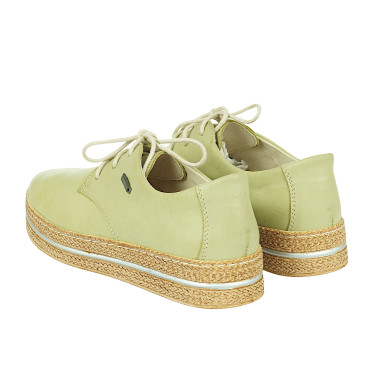 PÓŁBUTY DAMSKIE SKÓRZANE HELIOS 380 ZIELONE