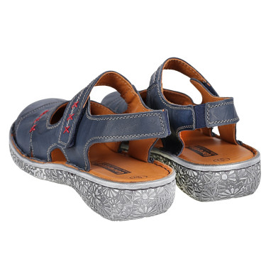 Sandały damskie Loretta - Ocean Crincle | Wygoda i styl