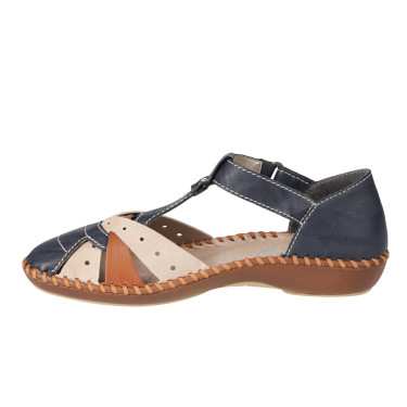 Sandały damskie Rieker M1655-14 granatowe