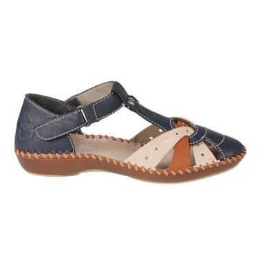 Sandały damskie Rieker M1655-14 granatowe