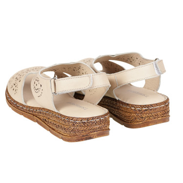 Sandały damskie skórzane T. Sokolski BK L22-377 beżowe