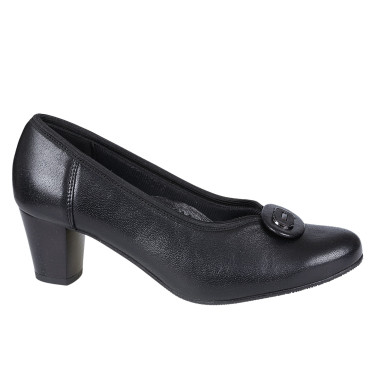Czółenka damskie skórzane MARGERITA 2316 czarne