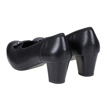 Czółenka damskie skórzane MARGERITA 2316 czarne