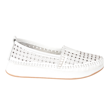 Półbuty damskie ażurowe T. Sokolski IZM VU85LAS Białe
