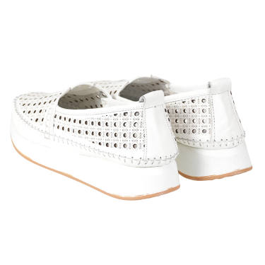 Półbuty damskie ażurowe T. Sokolski IZM VU85LAS Białe