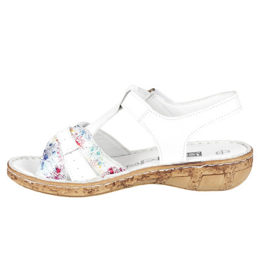 Sandały damskie Loretta LO6822-15 Biały+floral
