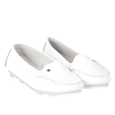 Mokasyny damskie Filippo DP2037/23 białe