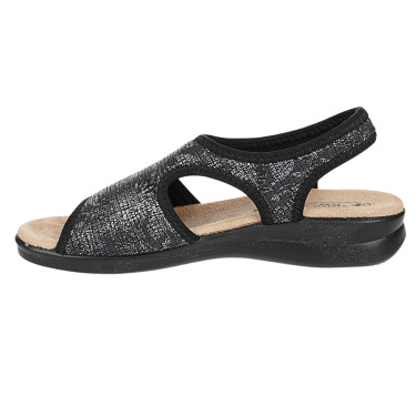 Komfortowe sandały Sanital Flex 8056.17 black