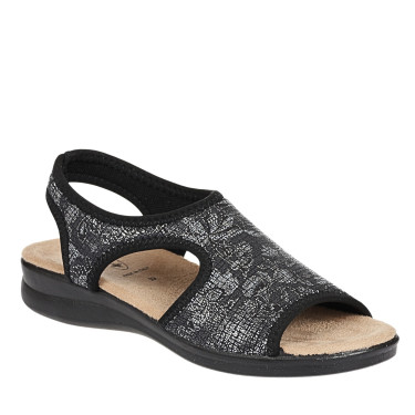 Komfortowe sandały Sanital Flex 8056.17 black