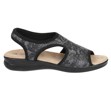 Komfortowe sandały Sanital Flex 8056.17 black