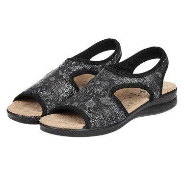 Komfortowe sandały Sanital Flex 8056.17 black