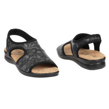 Komfortowe sandały Sanital Flex 8056.17 black