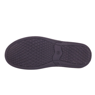 Półbuty damskie na rzep skóra naturalna Wielbut 023 granatowe