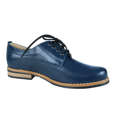 GRANATOWE PÓŁBUTY DAMSKIE WIELBUT 010