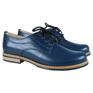 GRANATOWE PÓŁBUTY DAMSKIE WIELBUT 010