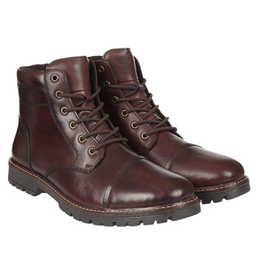 Trzewiki męskie za kostkę RIEKER F3604 brązowe