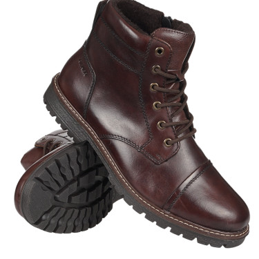 Trzewiki męskie za kostkę RIEKER F3604 brązowe