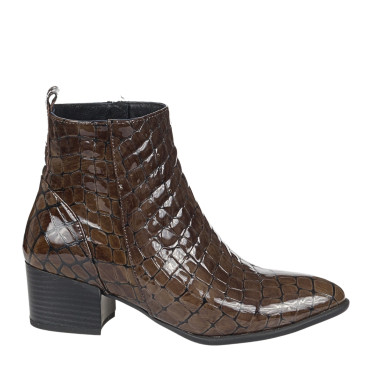 Botki damskie na obcasie T.Sokolski ARA 1055 khaki