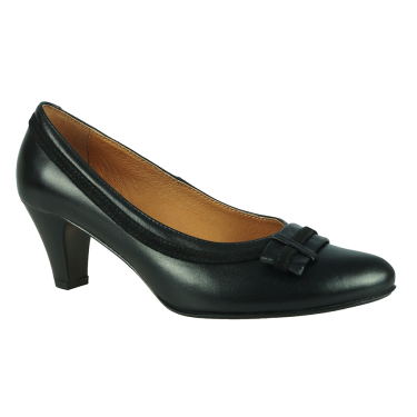 CZÓŁENKA SKÓRZANE DAMSKIE CZARNE WIELBUT 120