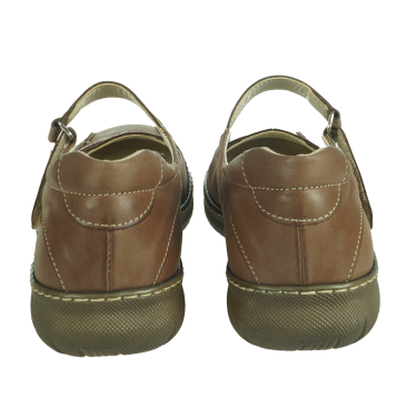 PÓŁBUTY DAMSKIE SKÓRZANE CAPUCINNO  ROBERT 447