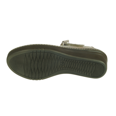 SKÓRZANE PÓŁBUTY DAMSKIE NA KOTURNIE BEŻOWE