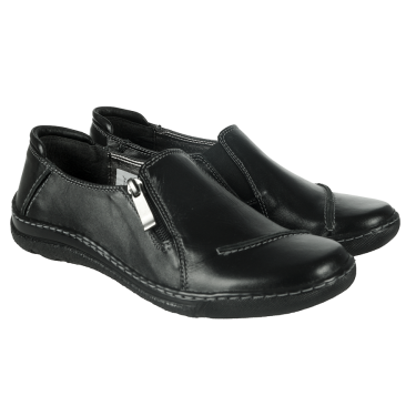 KOMFORTOWE PÓŁBUTY DAMSKIE CZARNE ROBERT 405