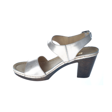SANDAŁY DAMSKIE SKÓRZANE WIELBUT PLATYNA 536