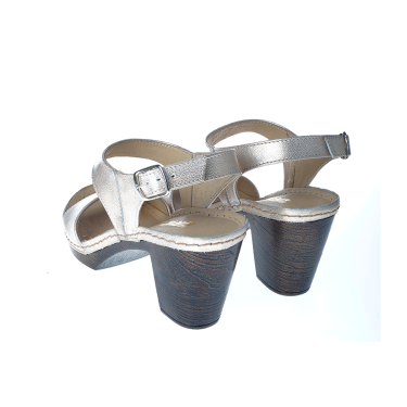 SANDAŁY DAMSKIE SKÓRZANE WIELBUT PLATYNA 536