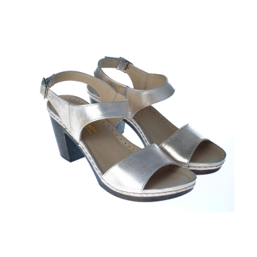 SANDAŁY DAMSKIE SKÓRZANE WIELBUT PLATYNA 536